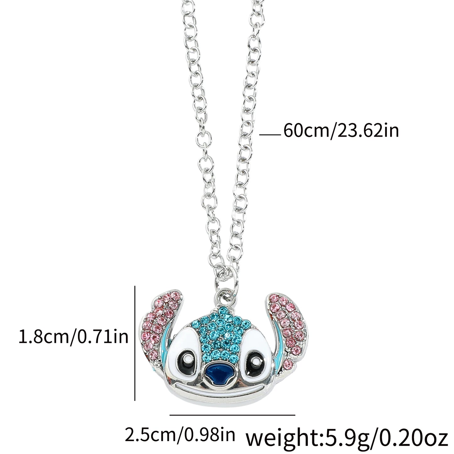 Collar Pareja Stitch y Angel – Amor en Cada Detalle